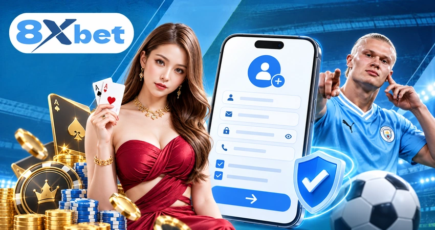 Biểu mẫu tạo tài khoản 8xbet cần những gì?