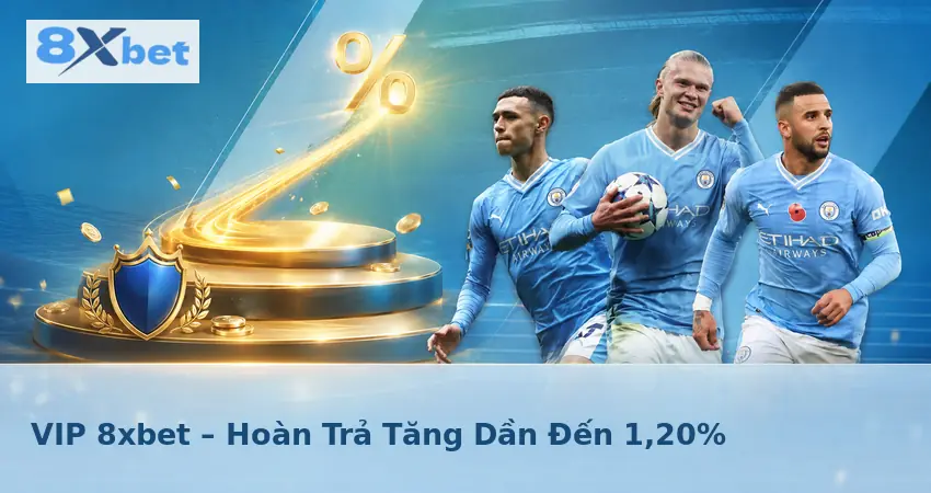 VIP 8xbet – Hoàn Trả Tăng Dần Đến 1,20%